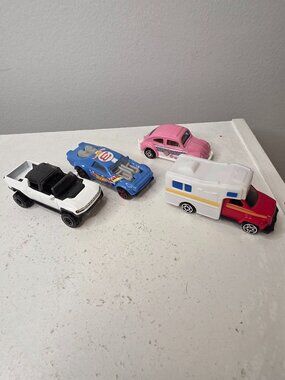 Diecast Lot of Four Diecast Vehicles VW Camper Hummer